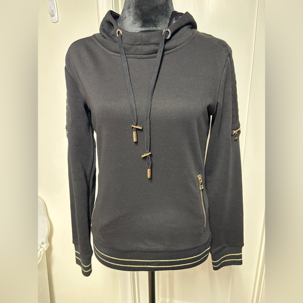 Shop impressions black and gold hoodie